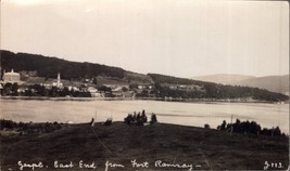 RPPC Gaspé Quebec East End from Fort Ramsay Vintage Real Photo Postcard - $19.77