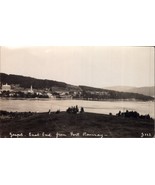 RPPC Gaspé Quebec East End from Fort Ramsay Vintage Real Photo Postcard - €17,09 EUR