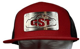 GST Metal Emblem Trucker Hat Company Logo Richardson 168 Cap Vintage Style - £14.03 GBP