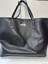 TRINA TURK Black X Large Tote Shopper With Satchel Zip Pouch NWD - $34.65