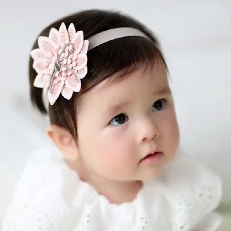 Play Fashion 2022 Girls Headband Cute Baby Elastic Hair Band Newborn DIY Jewelry - £23.17 GBP