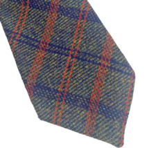 J. Hanly &amp; Co. Wool Tie Necktie Tweed Vintage Made in Ireland Plaid Tart... - £44.58 GBP