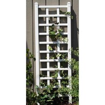6.25 Ft Wall Trellis in White Vinyl - Made in USA - £105.39 GBP