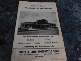 Motorcycle Riders Handbook of Information (July, 1949) - $369.57 MXN