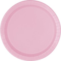 Lovely Pink Solid Round Dinner Plates - Vibrant 9&quot; (Pack of 16) - Sturdy &amp; Styli - £12.05 GBP
