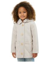 Draper James Girls Boys Dress Coat Brown Hood Unisex Heavyweight - $76.67 CAD