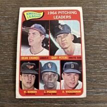 1965 Topps Set-Break #  9 AL Pitching Leaders - £9.64 GBP