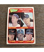 1965 Topps Set-Break #  9 AL Pitching Leaders - $12.59