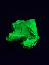 1.8 Gram  Autunite Crystal, Fluorescent Uranium Ore - $27.00