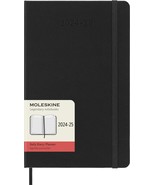 Moleskine Classic 18 Month 2024-2025 Weekly Planner, Hard Cover, Large (... - $24.49