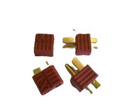 T-Plug Connectors With Grips Fits Dean Plug.2 Pairs - £3.06 GBP