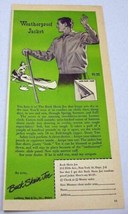 1948 Print Ad Buck Skein Joe Outdoors Man Jackets Lustberg Nast New York... - $9.03