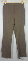 Ann Taylor Womens Pants Size 4 Brown Stretch Dress Trousers Wool Blend C... - £11.93 GBP