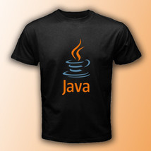 Java Computer Programming Language Logo Black T-Shirt Size S-3XL - £13.76 GBP+