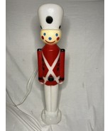 Vintage 31&quot; Christmas Toy Soldier Nutcracker Blow Mold - $48.60 CAD