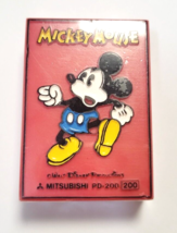 Disney Mickey Mouse Eraser Retro Mitsubishi Vintage Old Ver,Red - £18.21 GBP