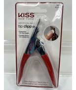 Kiss New York Artical Nail Tip Clipper No Slip Handle Durable Spring 59371 - $11.26 CAD