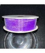 Offray Ribbon Purple Sheer 7/8&quot; X 12 Ft - $66.13 MXN