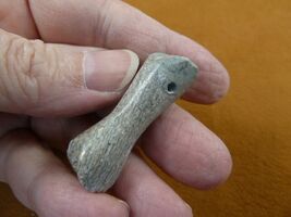 (DP3-520) 1-1/2" polished REAL DINOSAUR bone pendant necklace Utah Dino ... - $14.24