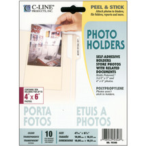 C-Line Peel &amp; Stick Photo Holders 10/Pkg - $23.50