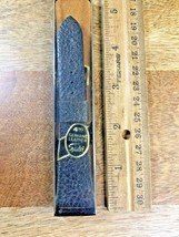 Vintage Speidel Leather (NIB) Brown & Gold Watch Band (22.5mm or .89") (K6335) - $18.99
