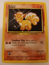 Pokemon 1999 Base Set Vulpix 68 / 102 NM Single Trading Card - £7.50 GBP