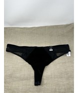 Torrid Curve Black Velvet Sexy Lace Thong Size Large (0) - £13.57 GBP