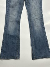 Zana Di Womens Low Rise Boot Cut Stretch Denim Jeans Size 5 Cross Rhinestone - £16.98 GBP