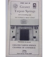 Vintage Tarpon Springs FL Street Map Give A Way From First National Bank... - $12.28 CAD