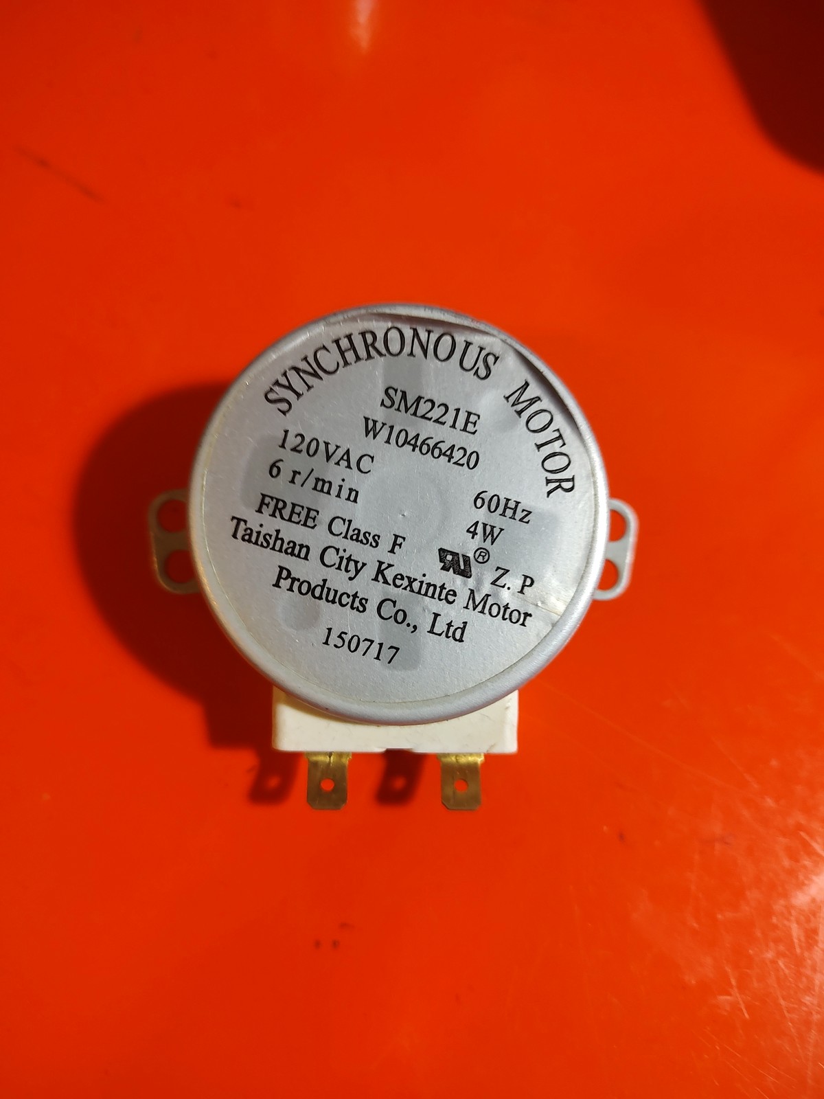 Synchronous Motor WPW10466420, SM221E for Whirlpool Microwaves - $8.25