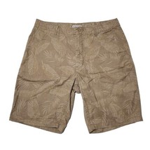 Reyn Spooner Shorts Mens Large Brown Khaki Chino Flat Front Hawaiian Uni... - $24.74