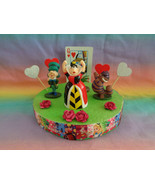 Alice in Wonderland Queen of Hearts Cake Topper Decor 6&quot; Styrofoam Base ... - £17.71 GBP