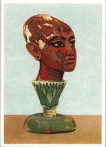 King Tutankhamuns Treasures represents King coming out of lotus flower Postcard - £5.49 GBP