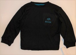 ENYCE Boys Long Sleeve Shirt Black Thermal  Size Small 4 NWT - £7.81 GBP