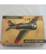 Hobby Craft 1/48 Polikarpov I-16 Type 10 Plastic Airplane Model Kit #HC1... - $221.00 MXN