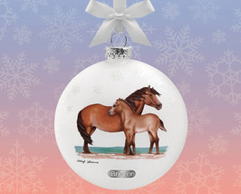 BREYER Ponies on both sides  Artist Signature Ornament  2023 Holiday Col... - £14.87 GBP