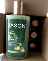 6 Pack Case JASON Olive Foaming Shower Oil HAIN CELESTIAL GROUP - $29.69