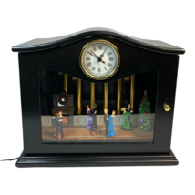 Mr Christmas Ballroom Dancers Animated Musical Chimes 70 Tunes Clock & Music Box - $178.20