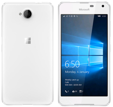 Microsoft Lumia 650 16gb dual sim 8.0mp camera 5.0&quot; Microsoft windows 10 white - £134.56 GBP