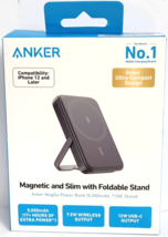 Anker - MagGo Battery (5000mAh, 7.5W, Stand) - Black OPEN BOX - £19.37 GBP