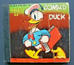 1944 Walt Disney Story of Donald Duck Better Little Books 1066  U30 - £11.70 GBP