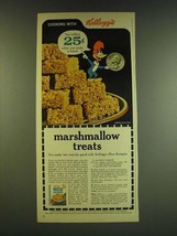 1966 Kellogg&#39;s Rice Krispies Ad - Woody Woodpecker - Marshmallow treats - £14.65 GBP