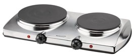 Brand New Ts-372 Electric Twin Burner - Chrome, Stainless Steel - $89.99