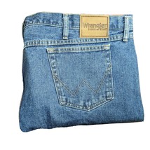 Wrangler Jeans Mens Size 48x30 Blue Denim Long Pants - £21.98 GBP