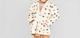 art class™ ~ Girls&#39; Size 4T ~ Long Sleeve ~ Cotton ~ Kimono Jacket ~ Off-White - £17.93 GBP