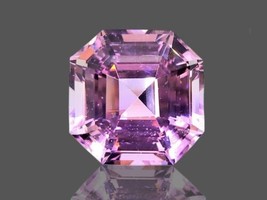 44.15 ct Fine Natural Pink Kunzite Gemston Flawless Asscher pink from Pakistan - £423.65 GBP