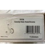 Delta 79735 Cassidy Towel Hook - Chrome - $24.31 CAD