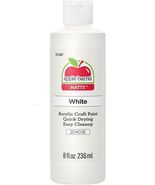 Apple Barrel Acrylic Paint 8oz White Matte Finish 20403 - €2,44 EUR