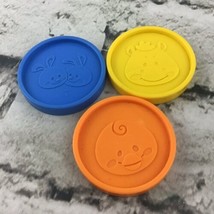 Fisher Price Double Sided Animal Coins Lot Of 3 Duck Bunnies Hippo Replacements  - £8.87 GBP