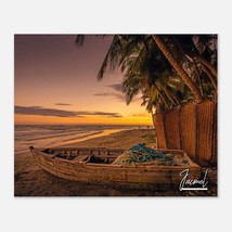 Jacmel Haiti Travel Poster Wall Art | Jacmel Home Decor | Jacmel Boat Digital Pr - £16.14 GBP